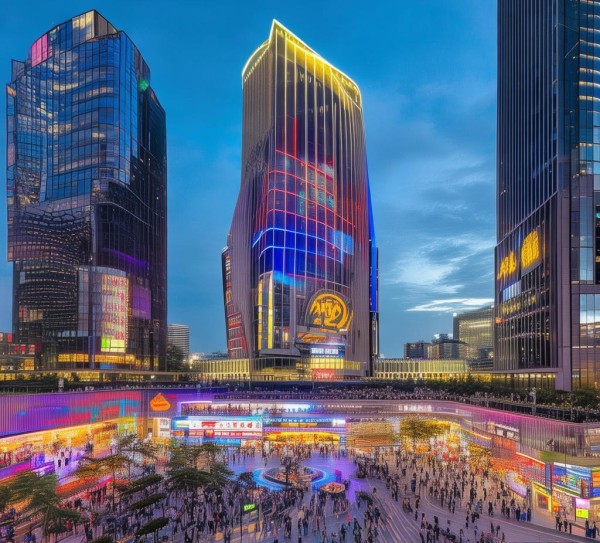 黄兴商贸城，商业智慧的centers of business